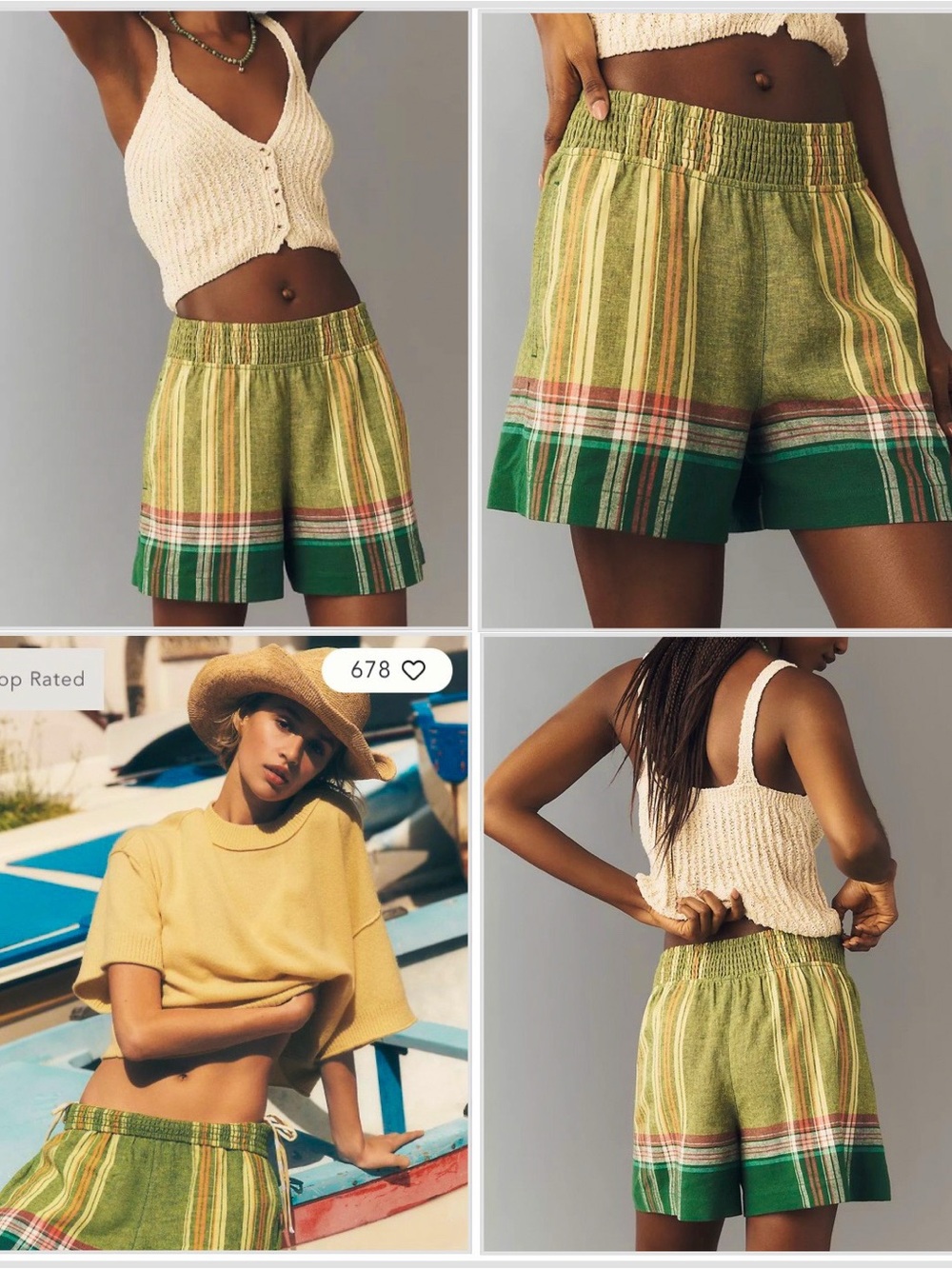 Pilcro Smocked Pull-On Shorts TOP RATED STILL. SOLD IN ONLINE AND IN STORES.